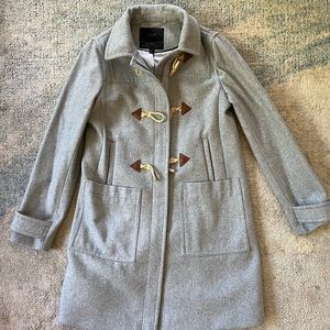 Gray J Crew Pea Coat